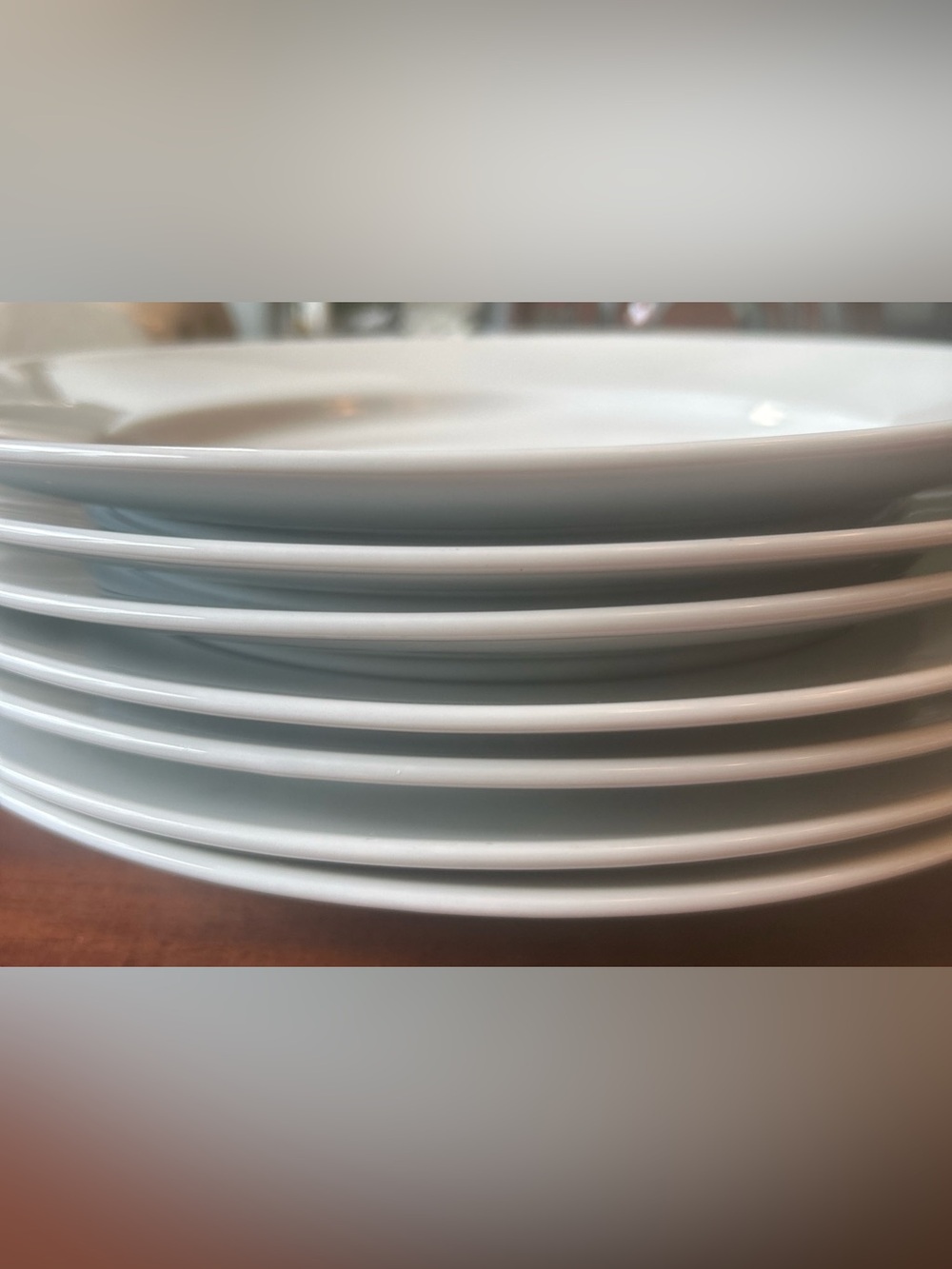 Pottery Barn Great White Collection Dinner /Charger  Plate 12.25” Set Of 7